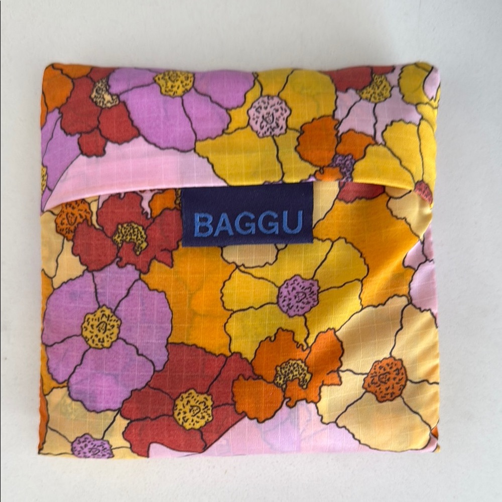 Baggu Elephant Floral Standard Tote Bag